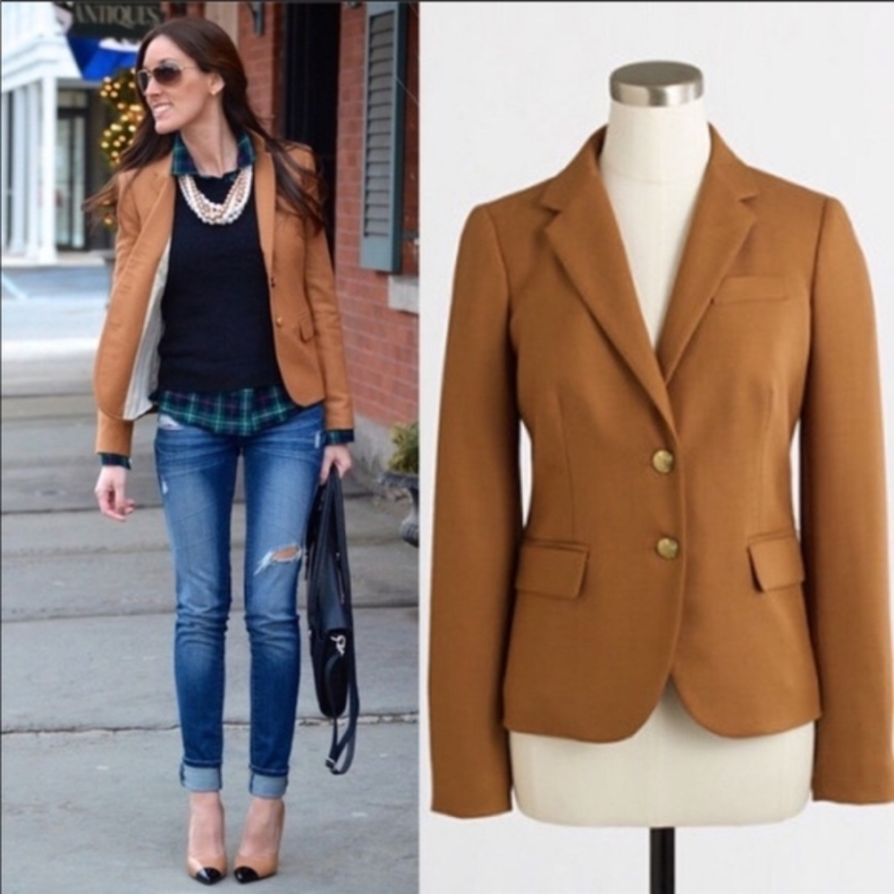 Schoolboy camel blazer